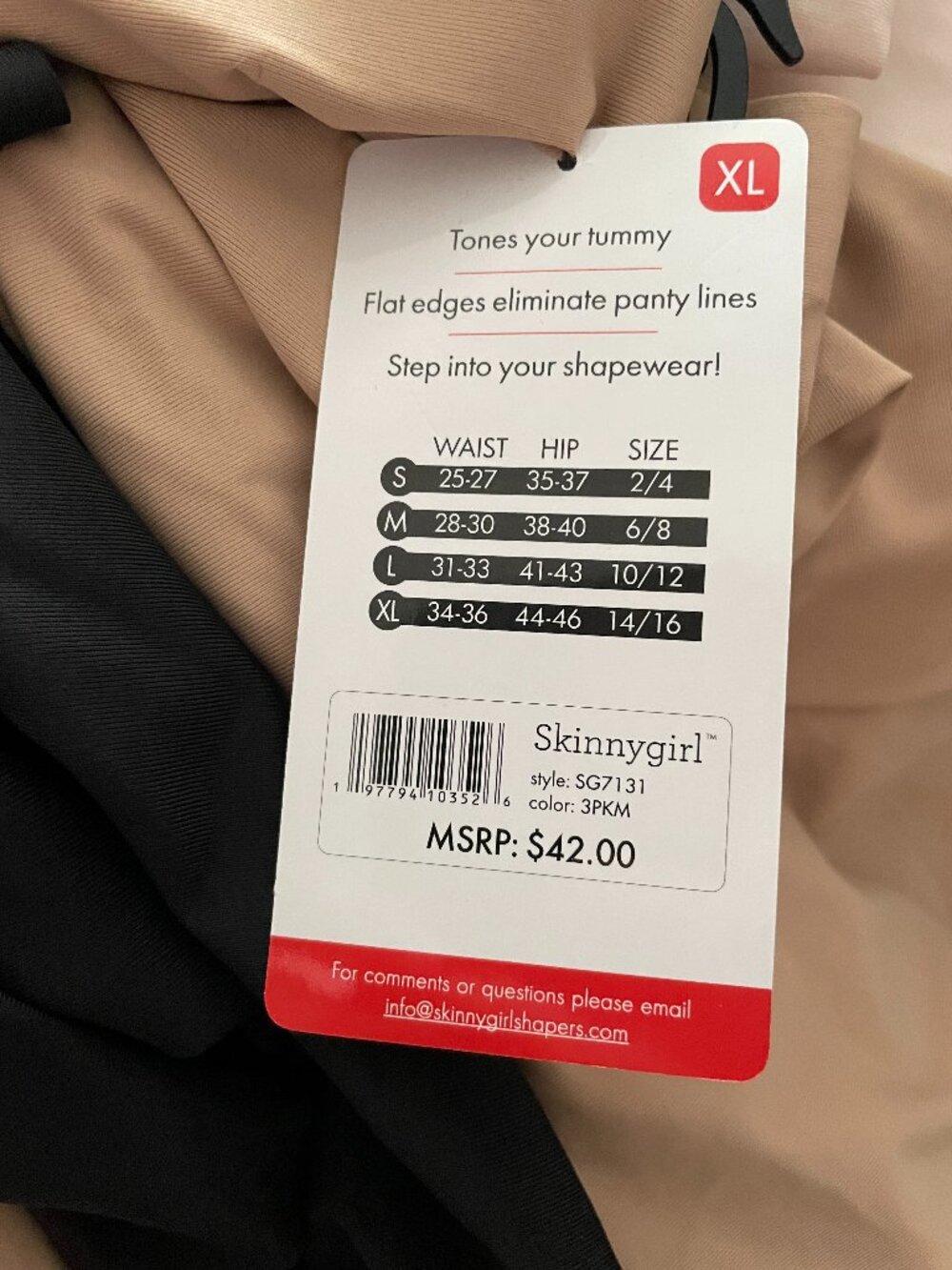 SkinnyGirl Laser Shaping Shorts-NWT - Picture 9 of 9